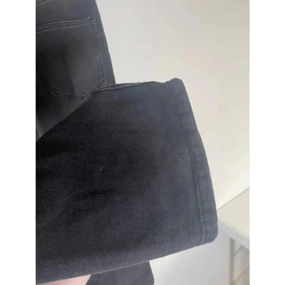 NWT Fashion Nova Cara Stretch Black Straight Leg Distressed Jeans Size 9 0149 - Picture 9 of 16